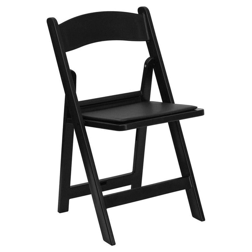 800 lb. Capacity Resin Folding Chair with Vinyl Padded Seat