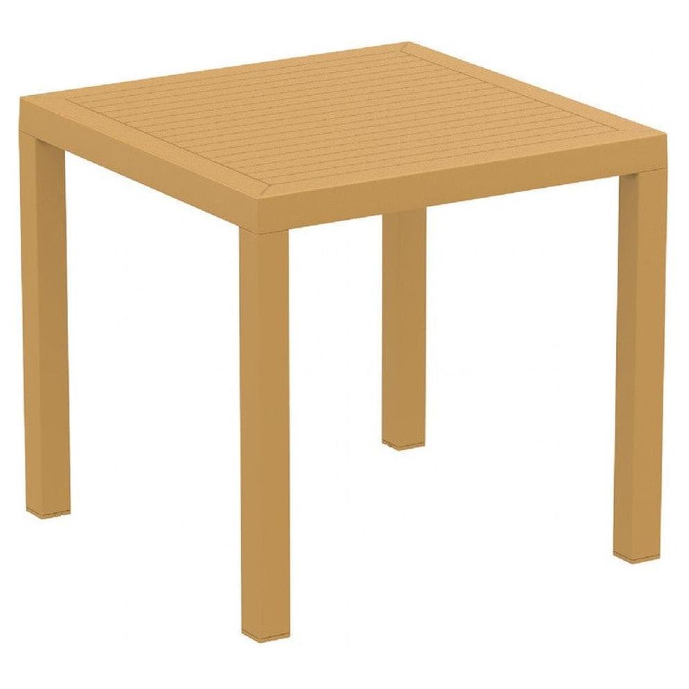 Ares Outdoor Resin 31" Square Dining Table