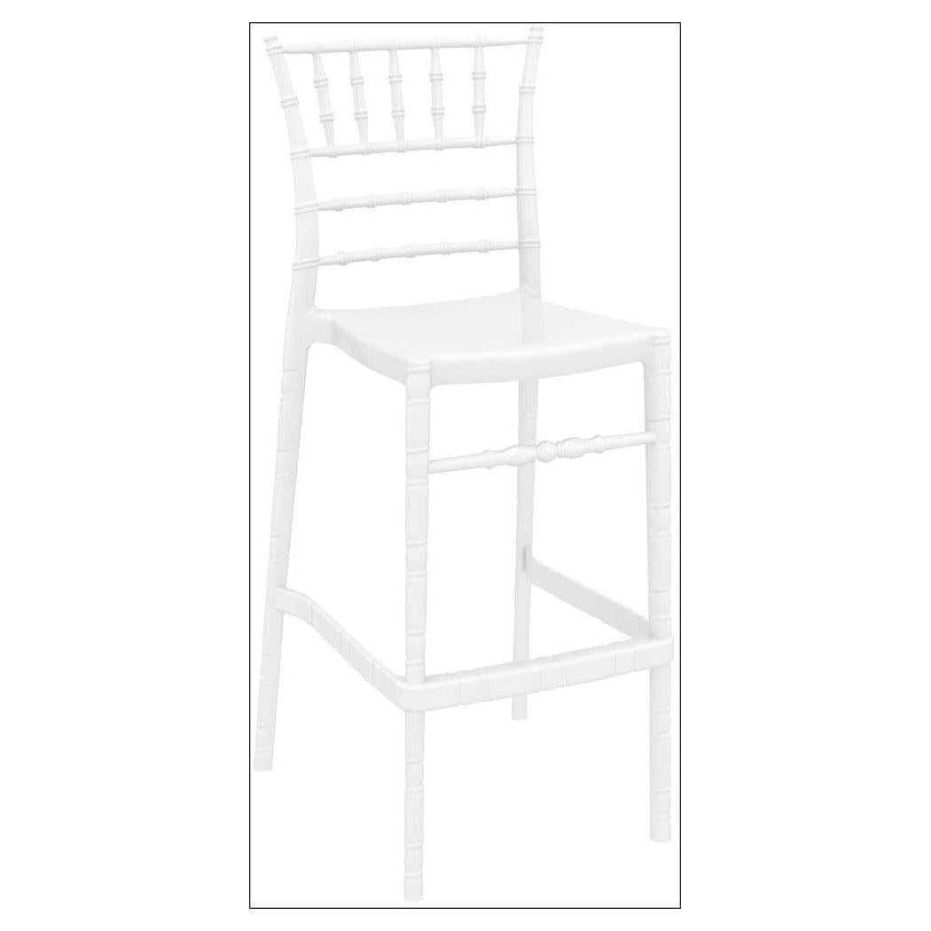 Chiavari Outdoor Polycarbonate Bar Stool
