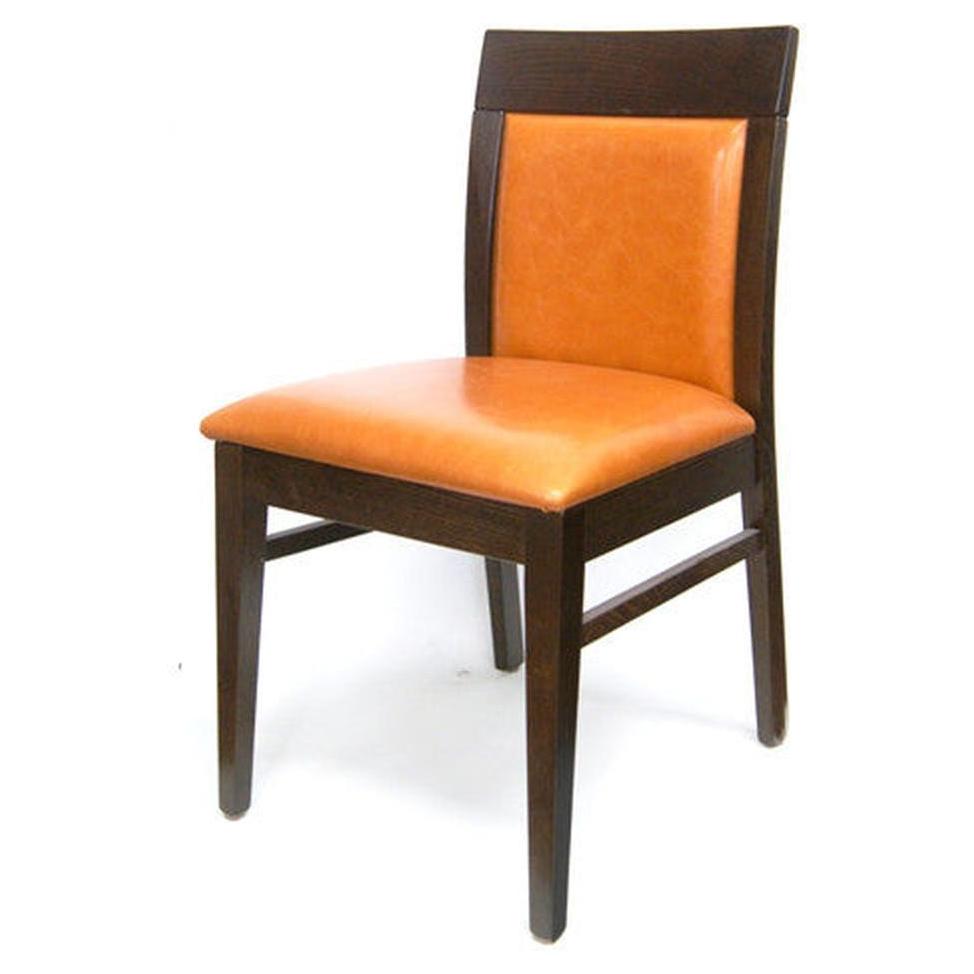 Custom Modern Upholstered European Beechwood Side Chair