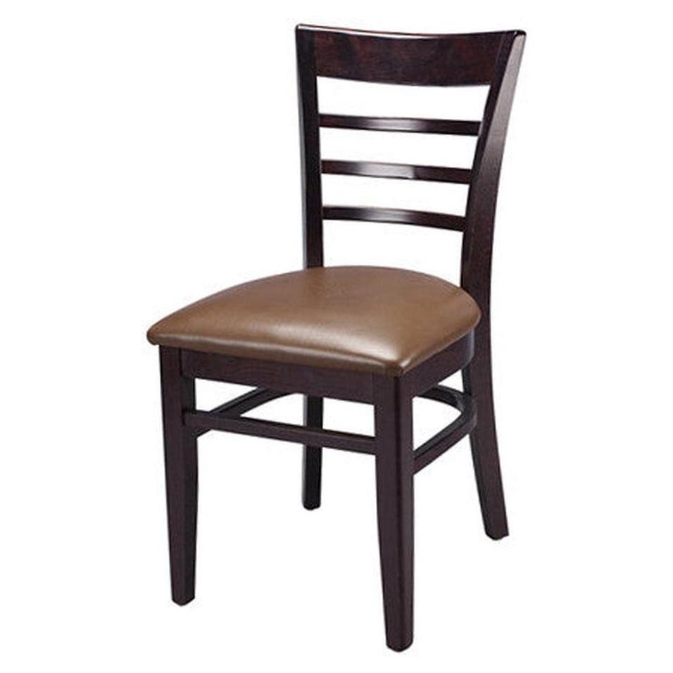Custom Traditional Ladder Back European Beechwood Side Chair