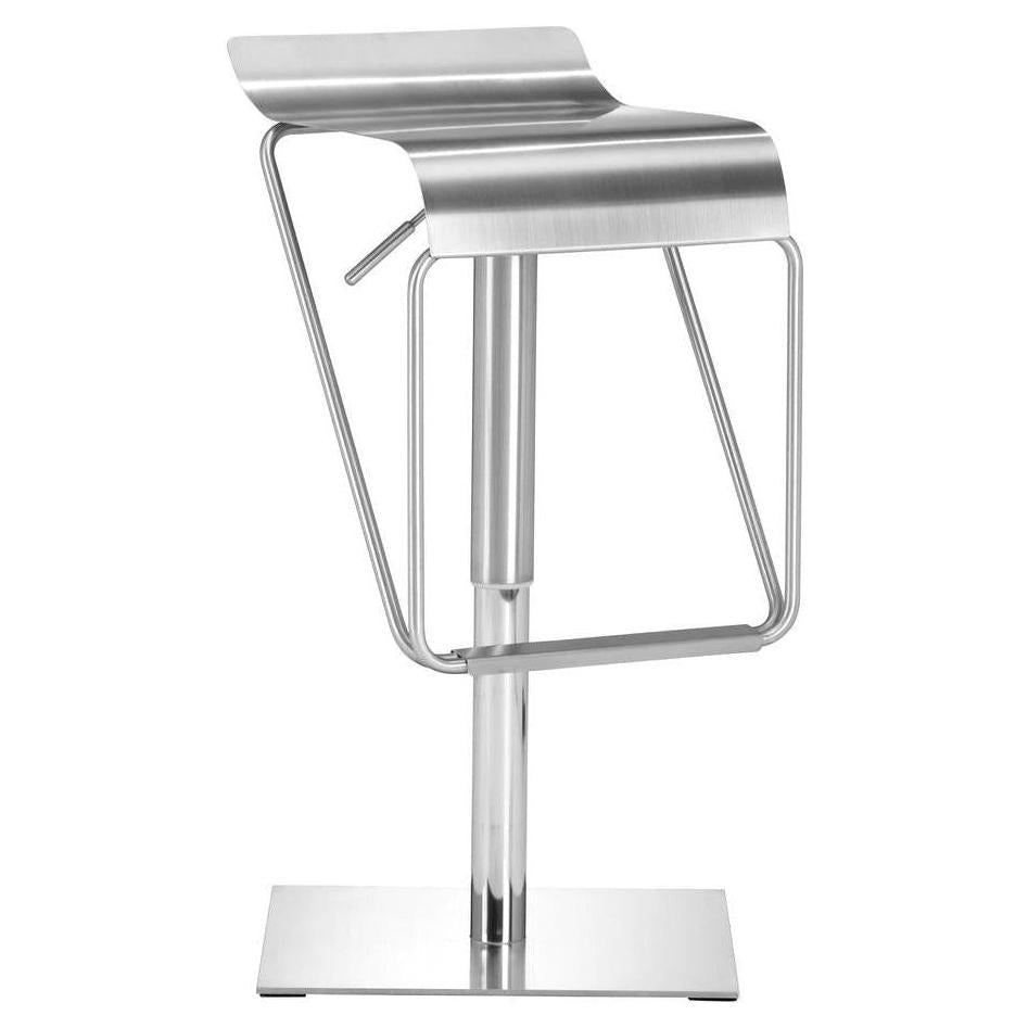 Dazzer Barstool - Brushed Steel