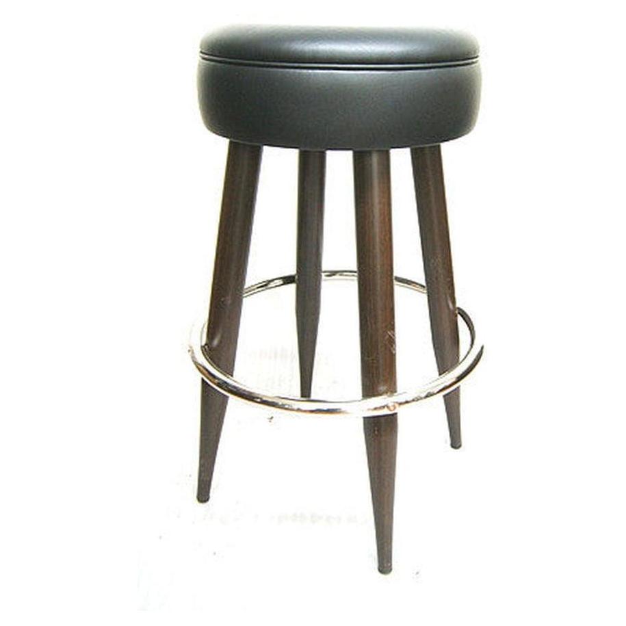 Upholstered No-Back Bar Stool